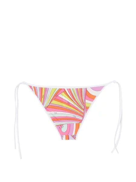 Bikini Pucci nyomtatás nyakkendővel rózsaszín