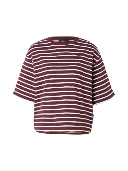 Monari Tricou roșu bordeaux alb
