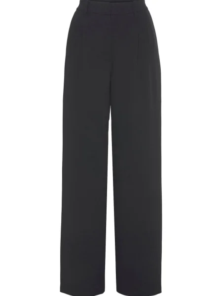 LASCANA Pantaloni cutați negru