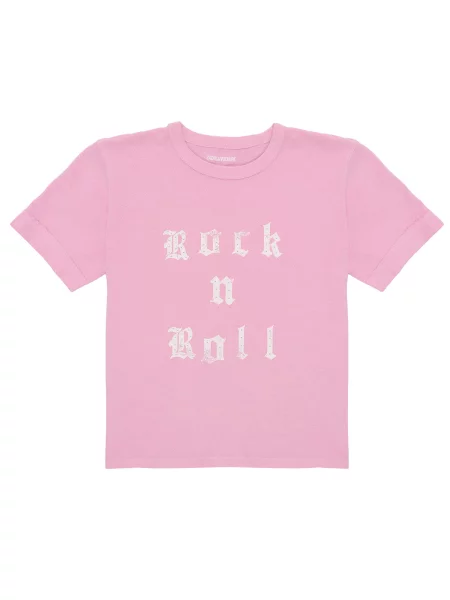 Tricou copii Zadig & Voltaire roz