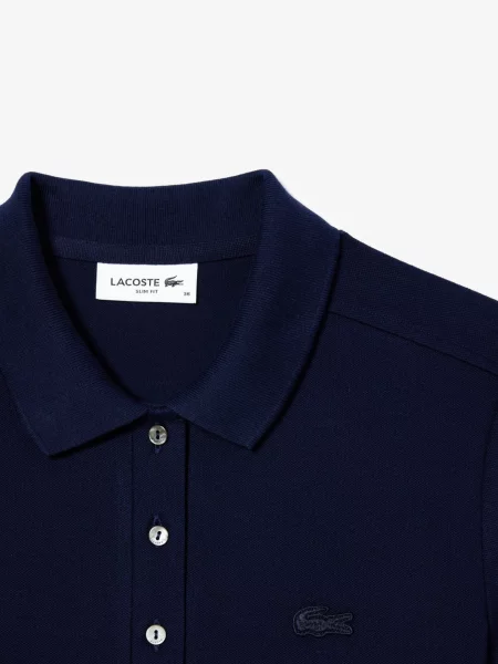 Поло Lacoste синє