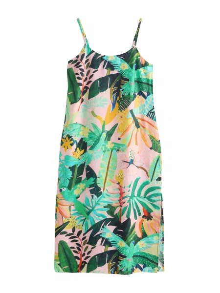 Next Rochie de vară turcoaz verde pin / roz galben