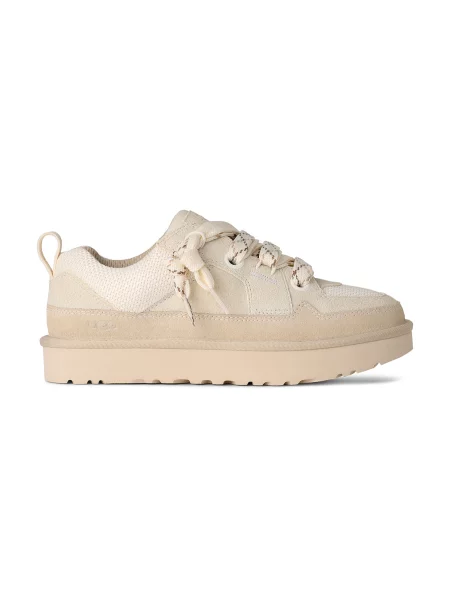 Sneakersy Ugg sznurowane beżowe