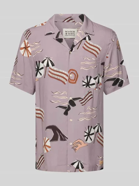 Koszula casualowa o kroju regular fit z rękawem o dł. Scotch & Soda