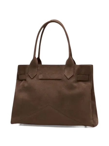 Geantă shopper Ballantyne din piele maro