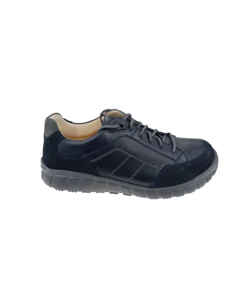 Sneakersy Ganter skórzane niebieskie