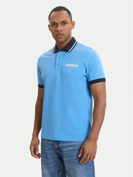 Napapijri Polo E-Zeri niebieski