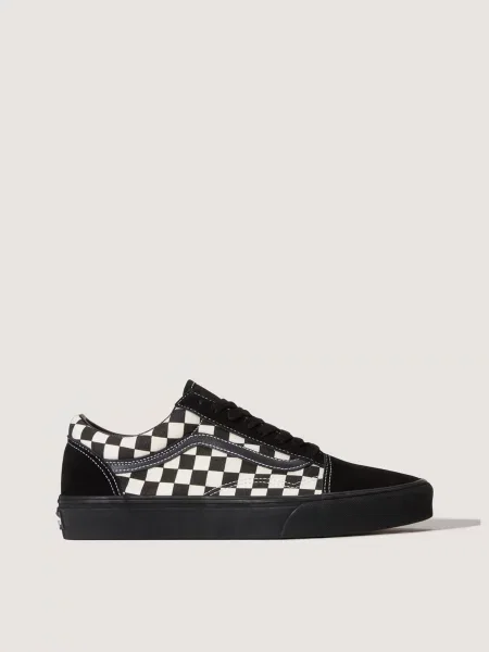 Кожаные кеды Vans черные