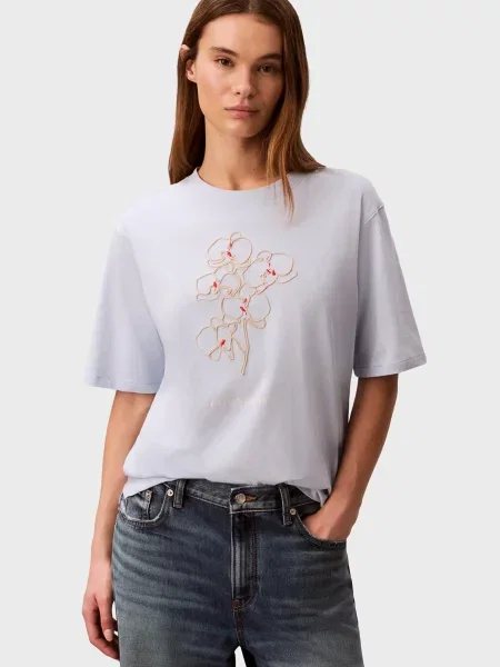 Футболка Calvin Klein Jeans блакитна