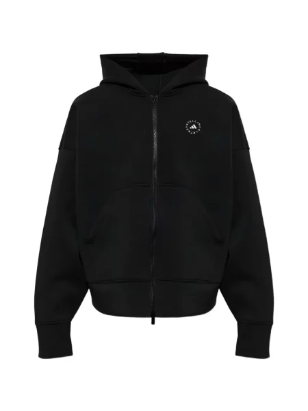 Hanorac cu glugă Adidas By Stella Mccartney cu imagine negru