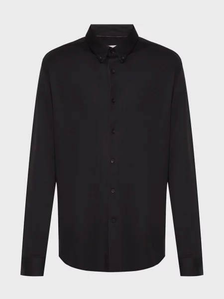 Рубашка Calvin Klein из джерси черная