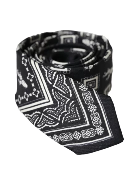 Krawat Dolce And Gabbana czarny
