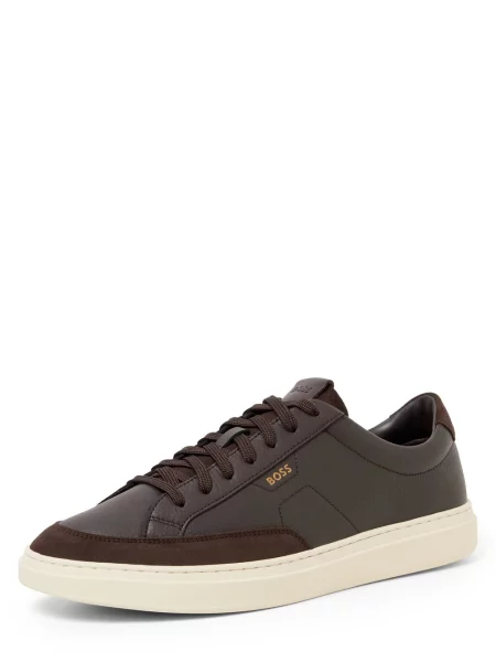 BOSS Kieran sneakersy brązowe