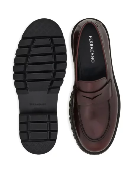 Pantofi loafer Ferragamo maro