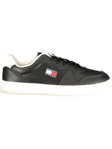 Teniși Tommy Jeans cu toc jos alb