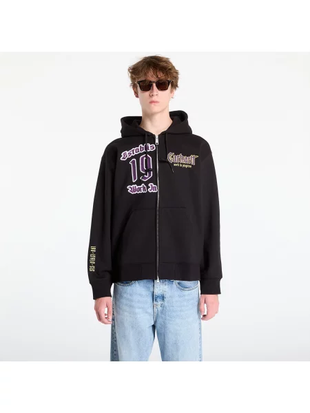 Bunda Carhartt Wip s kapucí černá