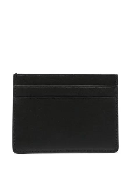 Iš natūralios odos piniginė Jil Sander juoda
