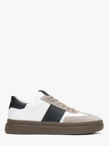 Шкіряні Кеди низькі Estro білий