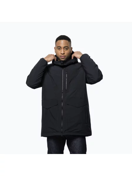 Péřová bunda Jack Wolfskin Koenigsbau Parka dark navy námořnictvo