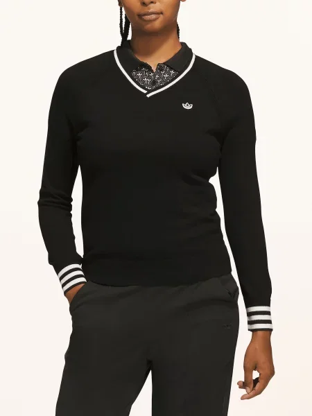 Sweter Adidas Originals biały