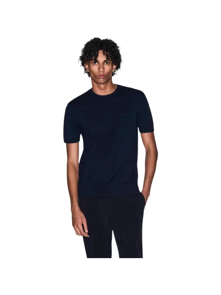 Tricou Eax albastru