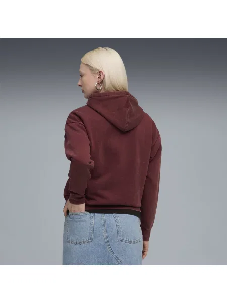 Bluza z kapturem Essentials Elevated o luźnym kroju z efektem sprania