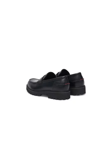 Loaferice HUGO Draven crna
