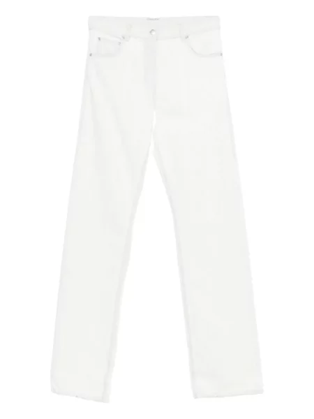 Proste jeansy Calvin Klein Collection białe