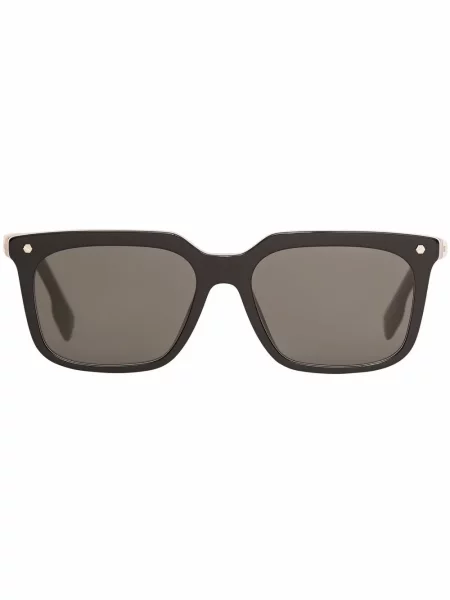 Dryžuotos saulės akiniai Burberry Eyewear juoda