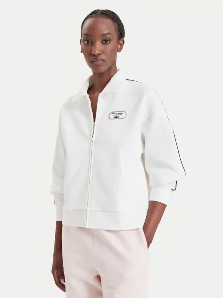 Lacoste Суитшърт Кремав