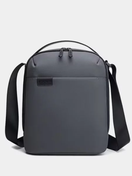 Кожаная сумка Arctic Hunter серая