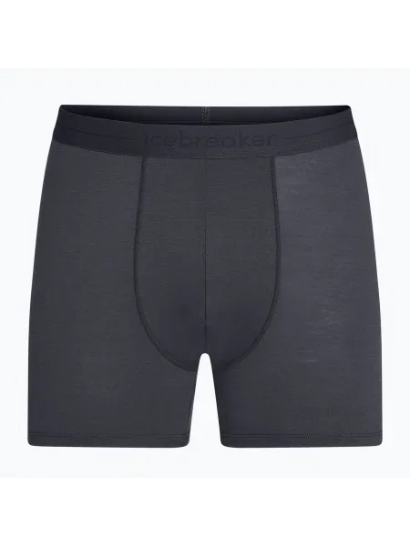 Pantaloni scurți boxeri termici pentru bărbați icebreaker Anatomica midnight navy albastru închis