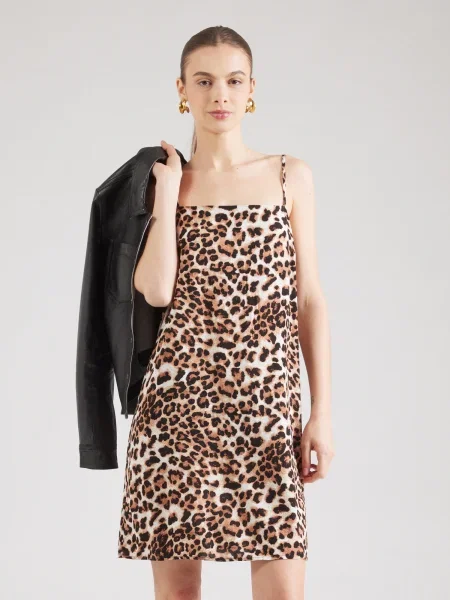 VERO MODA Rochie VMEASY JOY bej închis / maro negru