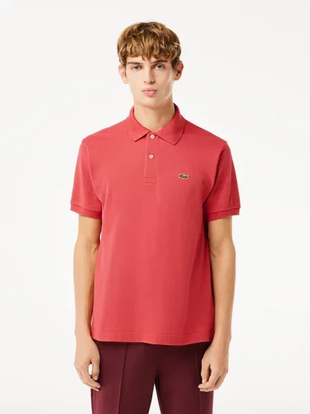 Поло Lacoste рожевий