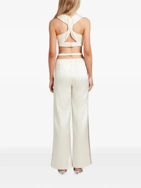Top Violante Nessi cu funde din satin