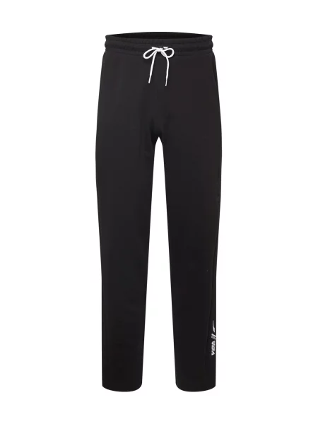 PUMA Športne hlače črna bela