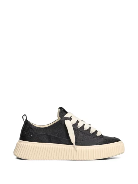 Sneakerși Rhun din piele chunky negru