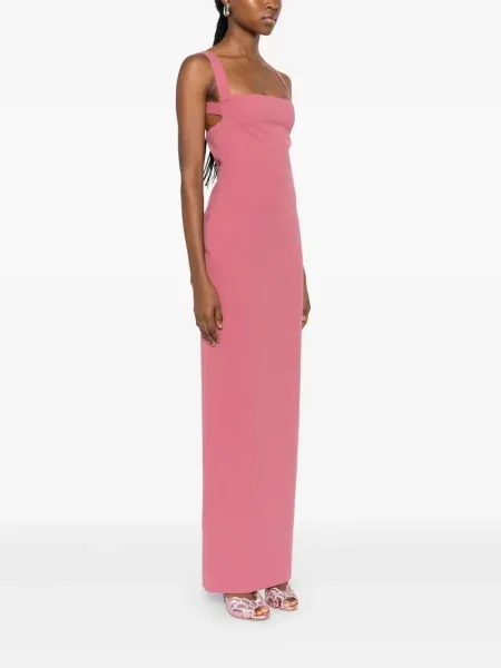 Rochie maxi Solace London de costum roz