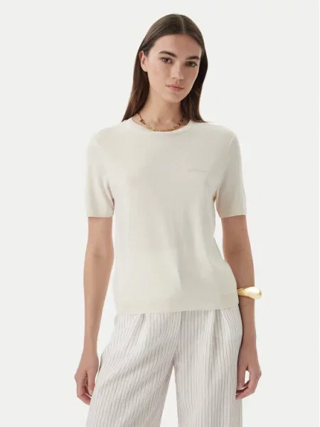 Patrizia Pepe Футболка Кремовий