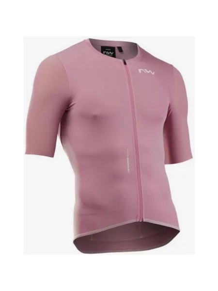 Koszulka rowerowa Northwave Essence Evo krótki rękaw L fioletowa