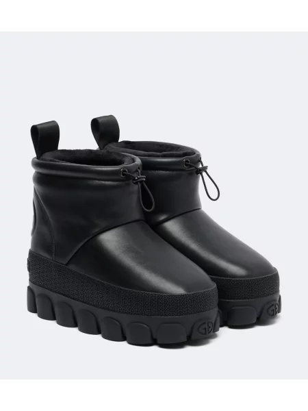 Botine Goldbergh cu platformă negru