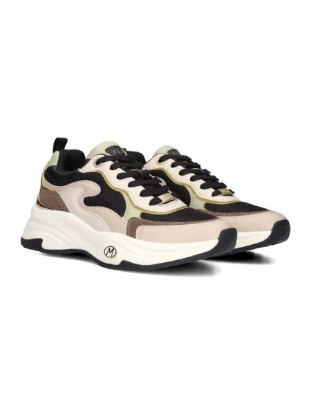 Sneakersy Mexx skórzane czarne