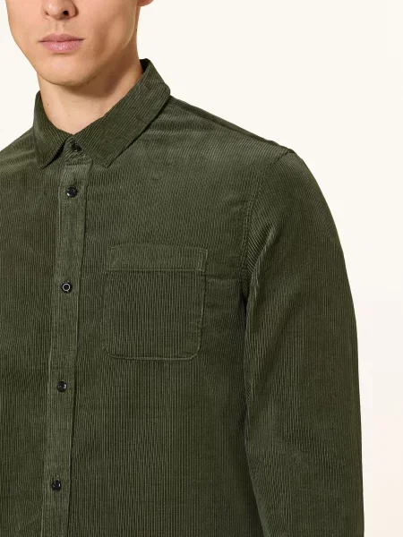 Scotch & Soda Kordová Košile Regular Fit khaki