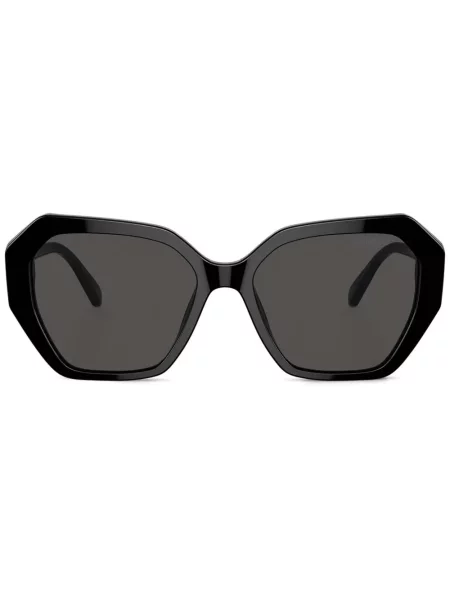 Ochelari de soare Swarovski cu imprimeu geometric negru