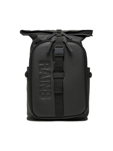 Раница Rains Texel Moulded Backpack W3 голям с изчистен дизайн черно