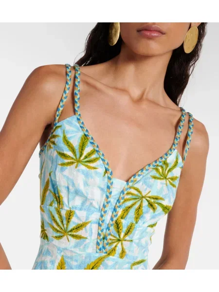 Rochie maxi Diane Von Furstenberg cu imagine de costum