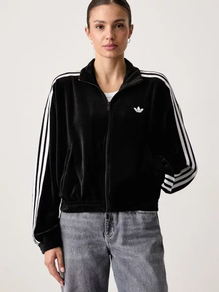 Adidas Hanorac Velour negru