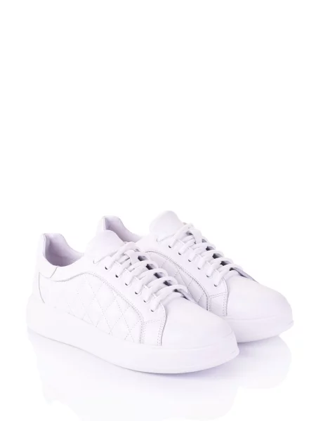 Кожаные кеды Marco Piero белые