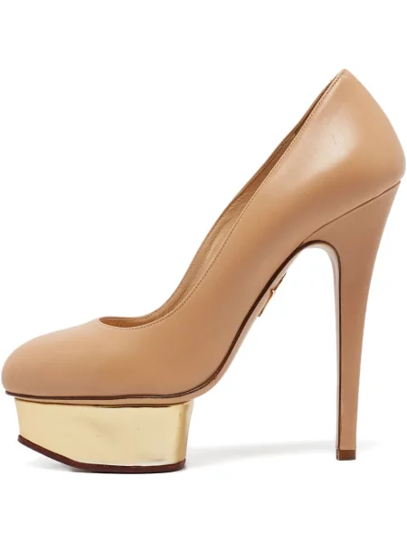 Pantofi cu toc Charlotte Olympia din piele