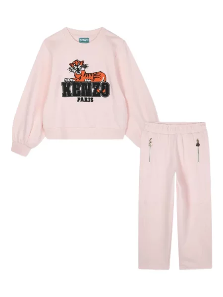 Komplet dresowy dziecięcy Kenzo różowy